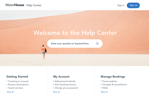 One simple solution to deal with customer support