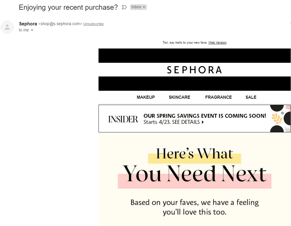 Product Recommendations